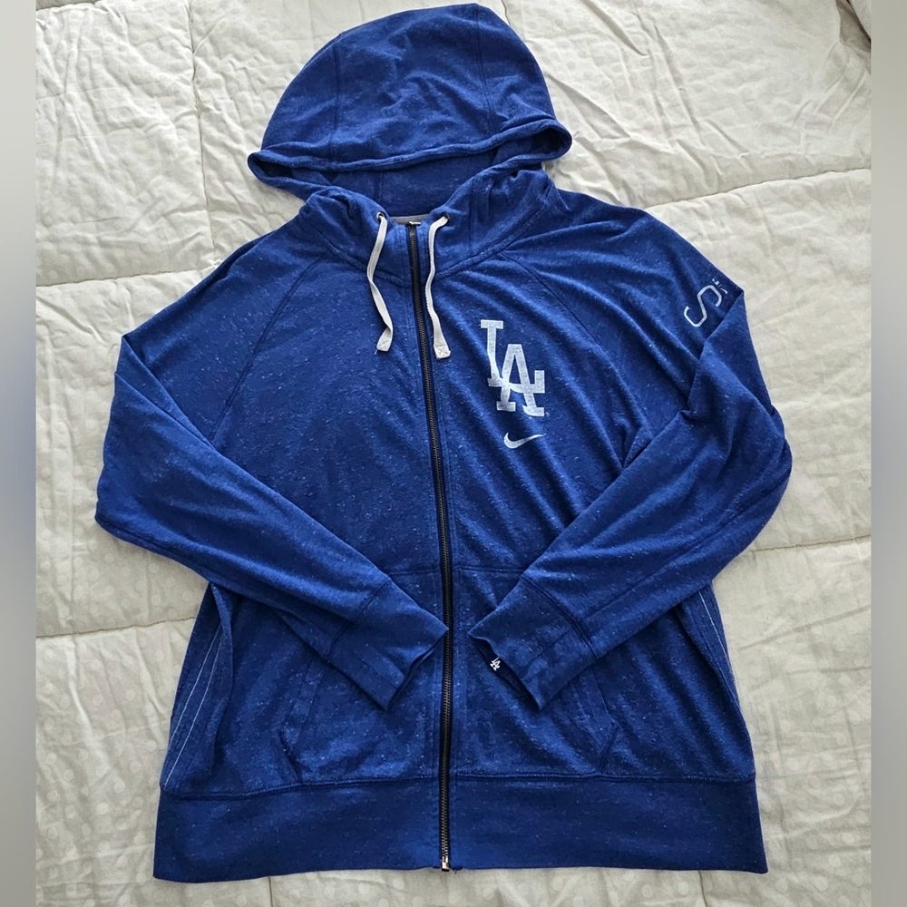 Women's NIKE Full Zip LA Dodgers Hoodie Size XL